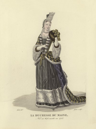 Louise Benedicte de Bourbon, Duchessa del Maine da French School