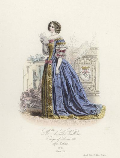 Louise de la Vallière, amante di Luigi XIV di Francia da French School