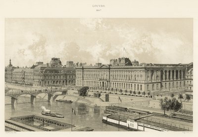 Louvre, 1867 da French School