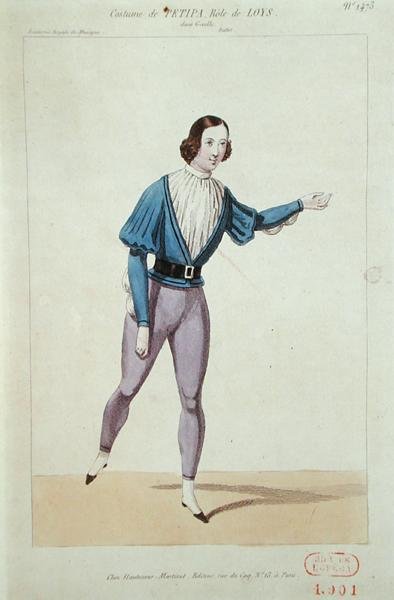 Lucien Petipa (1815-1898) nel ruolo di Loys in 