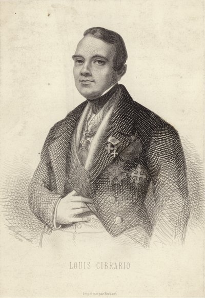Luigi, Conte Cibrario, storico e politico italiano da French School