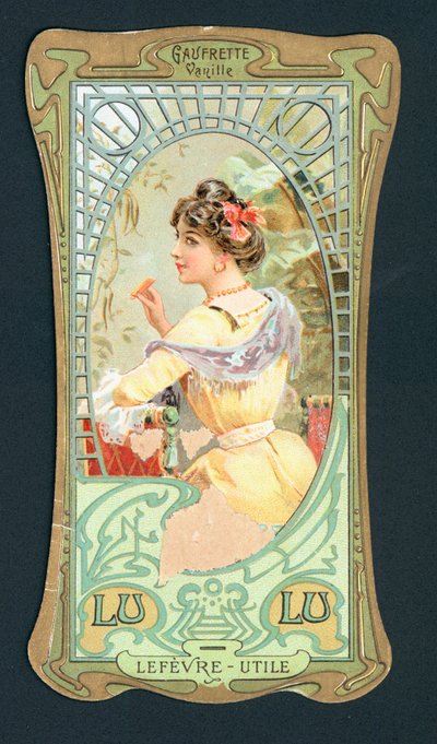 Carta pubblicitaria Lulu, francese da French School