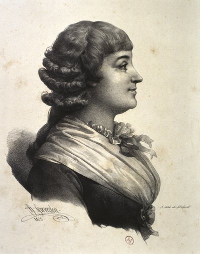Madame Roland (Marie-Jeanne Roland de la Platière) da French School