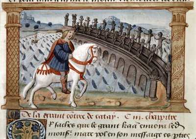 MARCO POLO: Illustrazione di "Libro di Marco Polo" da French School