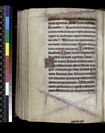 MS 300 f.189v, Mattutino, dal Salterio e Ore di Isabella di Francia, Parigi, c.1265-70 da French School
