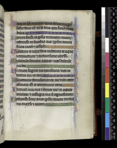 MS 300 f.82r, dal Salterio e Ore di Isabella di Francia, Parigi, c.1265-70 da French School