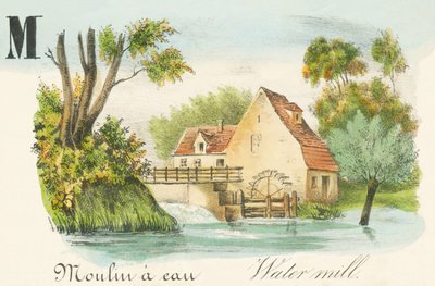 Mulino ad acqua da French School