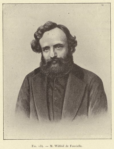 M Wilfrid de Fonvielle (incisione) da French School