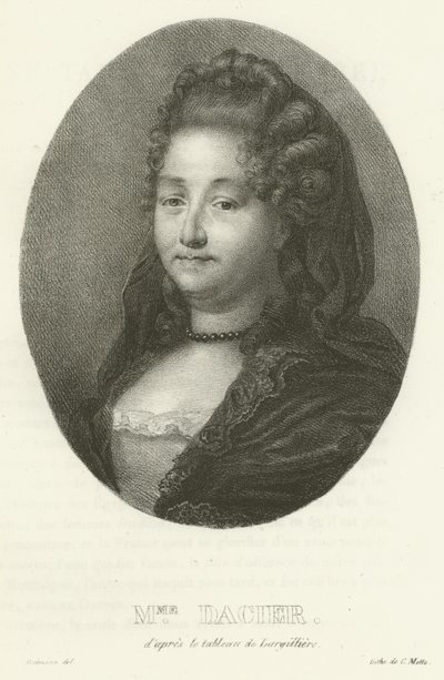 Madame Dacier da French School