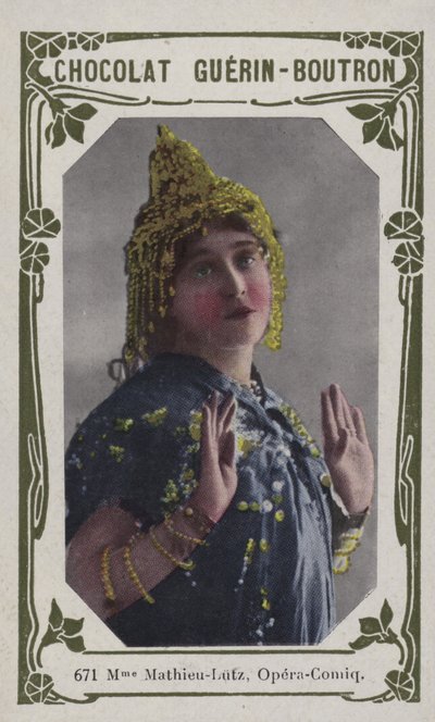 Madame Mathieu-Lutz, Opera-Comique da French School