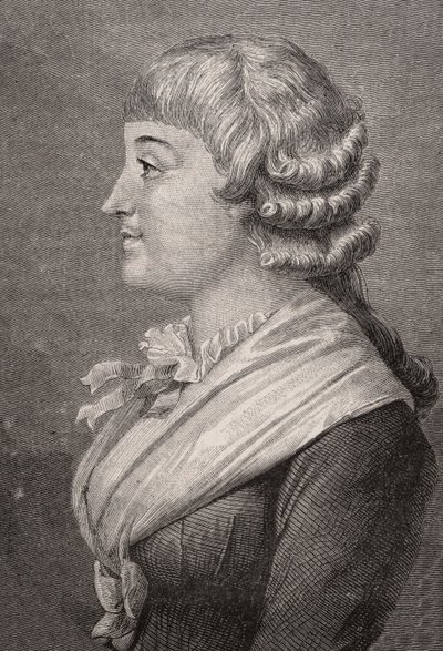 Madame Roland, incisa da Stephane Pannemaker dopo Rambert, da 