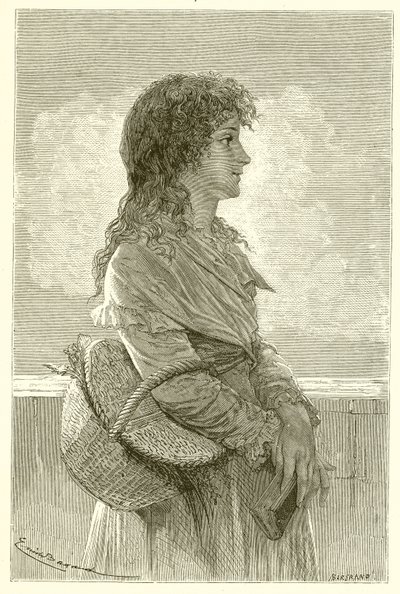Madame Roland nella sua infanzia da French School