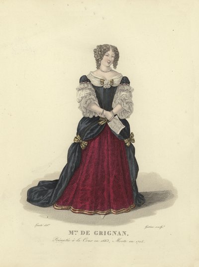 Madame de Grignan, aristocratica francese da French School