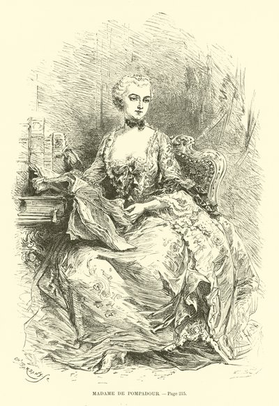 Madame de Pompadour da French School