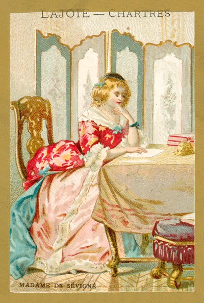 Madame de Sevigne, scrittrice francese da French School
