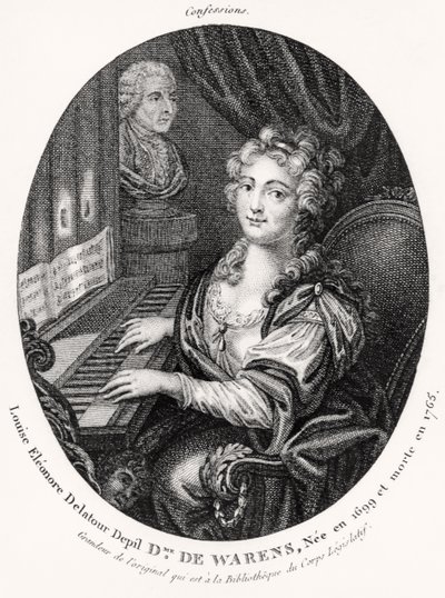 Madame de Warens, c.1789 (incisione) da French School