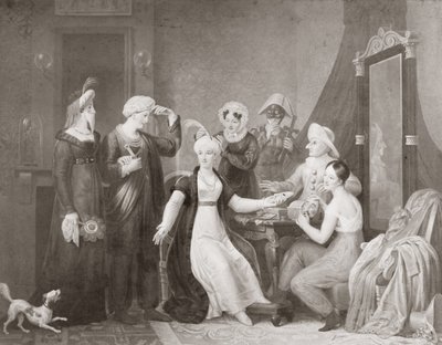 Mademoiselle Mars (1779-1847) in Les Trois Sultanes da French School