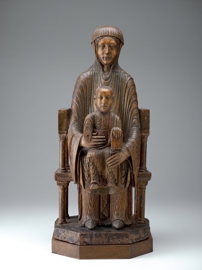 Madonna col Bambino in Maestà da French School