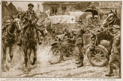 Mantenere la regola della strada in Francia: in servizio tra la linea del fuoco e le riserve, 1914-19 da French School