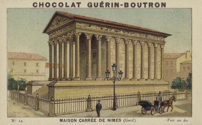 Maison Carrée di Nîmes, Gard da French School