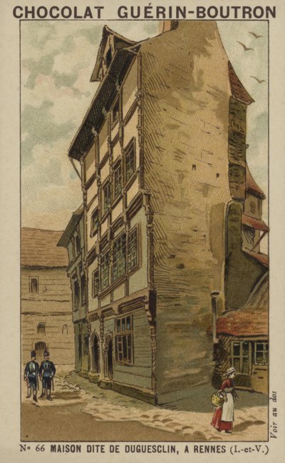Casa detta di Duguesclin, a Rennes, Ille-et-Vilaine da French School