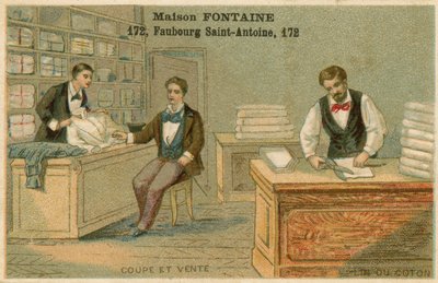 Carta commerciale Maison Fontaine da French School