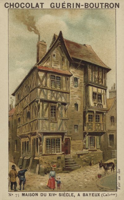 Casa del XIV secolo, a Bayeux, Calvados da French School