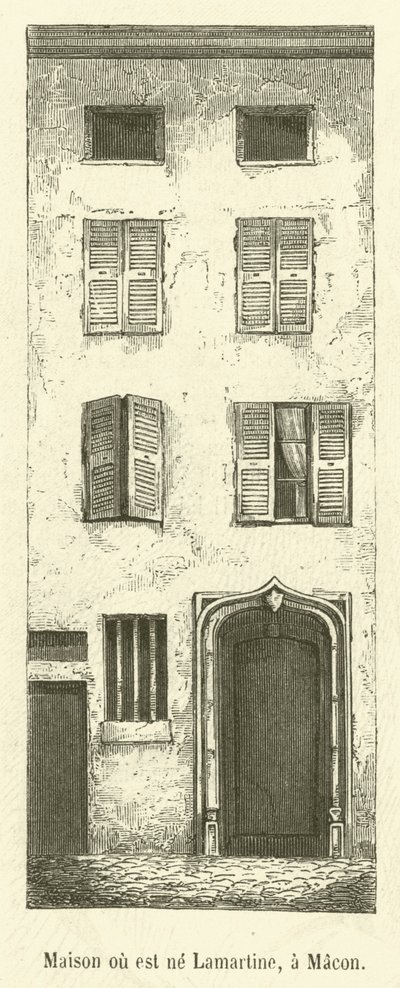 Casa dove è nato Lamartine, a Macon da French School