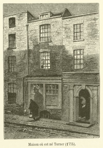 Casa dove è nato Turner da French School