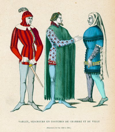 Costumi Maschili, 1360-1365 da French School