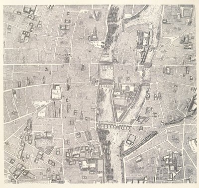 Mappa di Parigi che mostra l