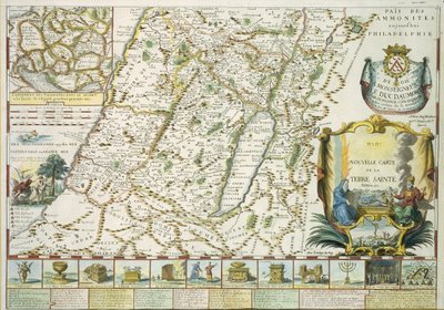 Mappa della Terra Santa nei tempi dell