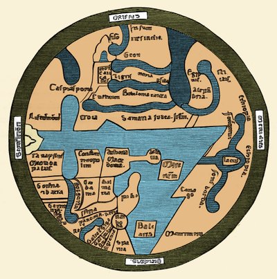 Mappa del Mondo Romano da French School
