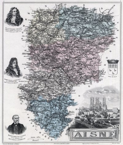 Mappa del dipartimento dell