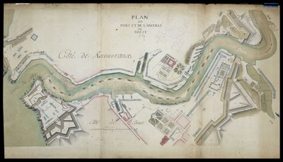 Mappa del porto e dell