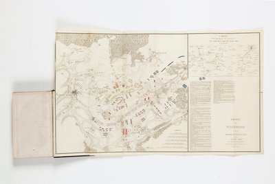 Mappa che mostra i movimenti dei marescialli Grouchy e Blucher da French School