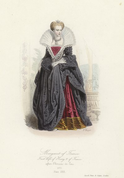 Margherita di Francia, prima moglie di Enrico IV di Francia da French School