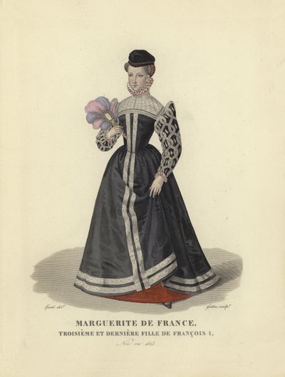 Margherita di Francia, terza e più giovane figlia del re Francesco I di Francia da French School