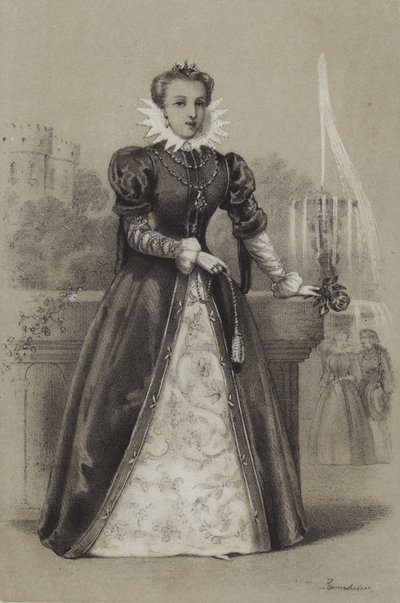 Margherita di York, Margaret Of York (incisione) da French School