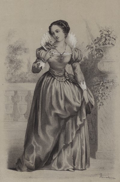 Marguerite Morus, Margaret More, Mistress Roper (incisione) da French School