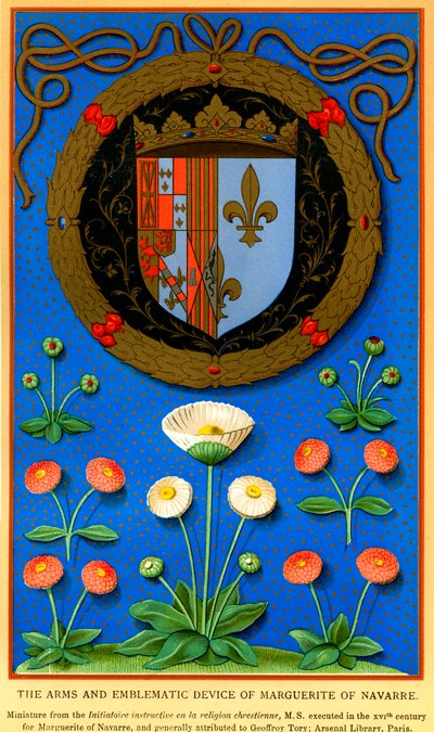 Dispositivo emblematico di Margherita di Navarra da French School