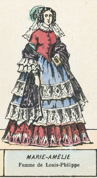 Maria Amalia, moglie di Luigi Filippo da French School