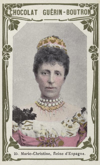 Maria Cristina, Regina di Spagna da French School