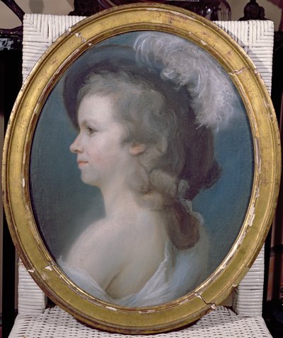 Marie Anne Paulze (1758-1836) da giovane da French School