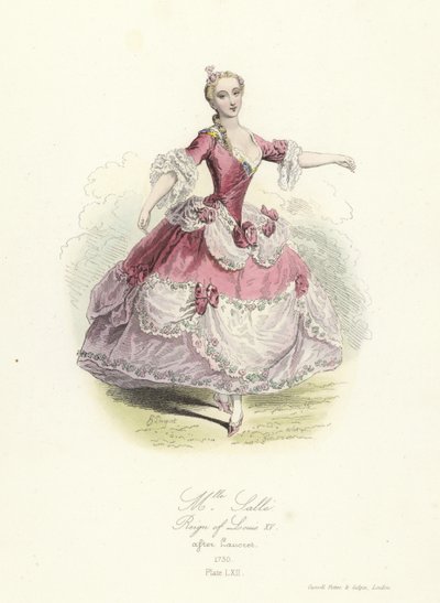 Marie Sallé, ballerina francese; regno di Luigi XV da French School