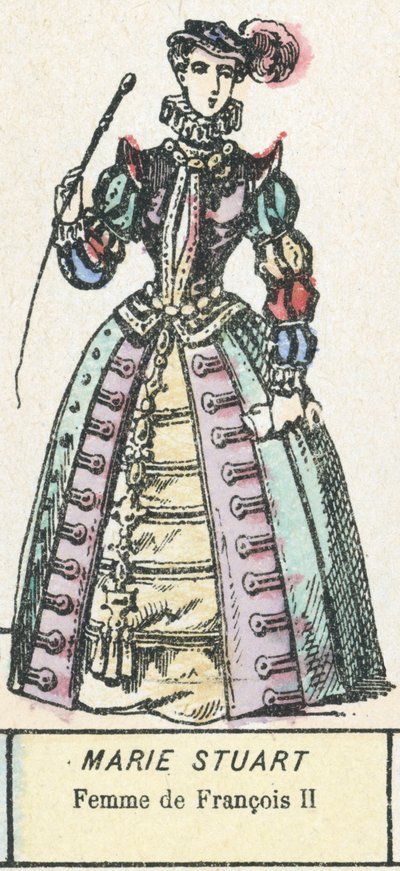 Maria Stuarda, moglie di Francesco II da French School