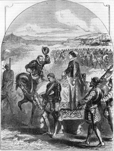 Maria Stuarda si arrende a Elisabetta I d