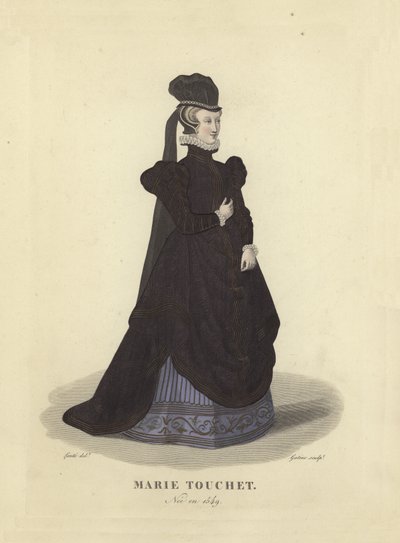 Maria Touchet, amante del re Carlo IX di Francia da French School