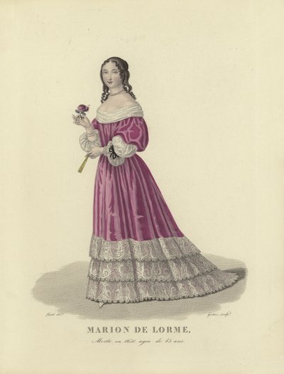 Marion de Lorme, cortigiana francese da French School