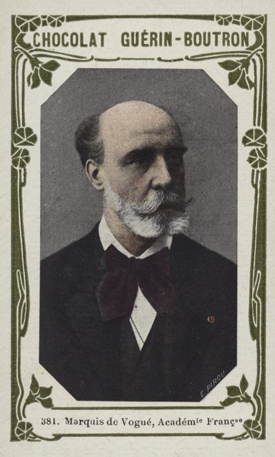Marchese di Vogüé, Académie Française da French School